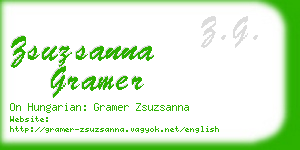 zsuzsanna gramer business card